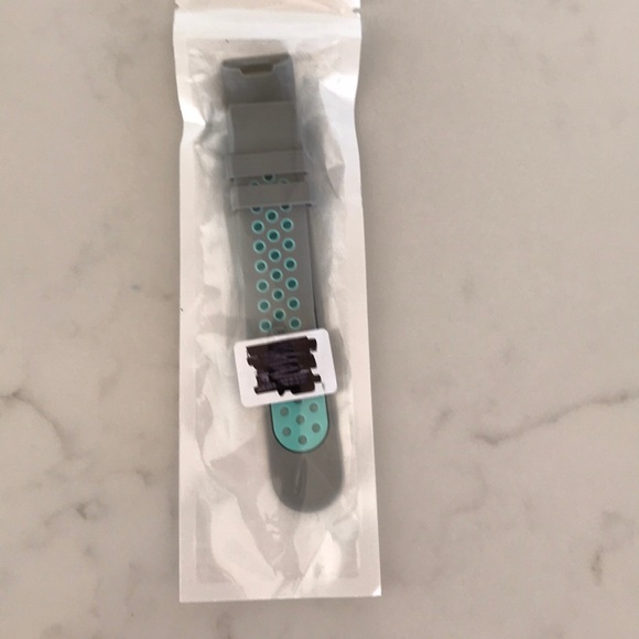 Gray Fitbit compatible sports band - Picture 3 of 3